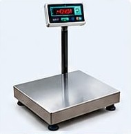 Electronic weighing scale with indicator